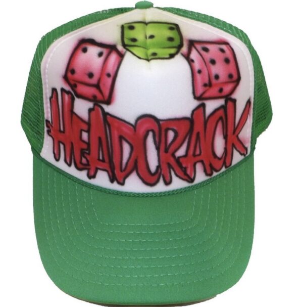 HEADCRACK TRUCKER HAT (AIRBRUSHED)