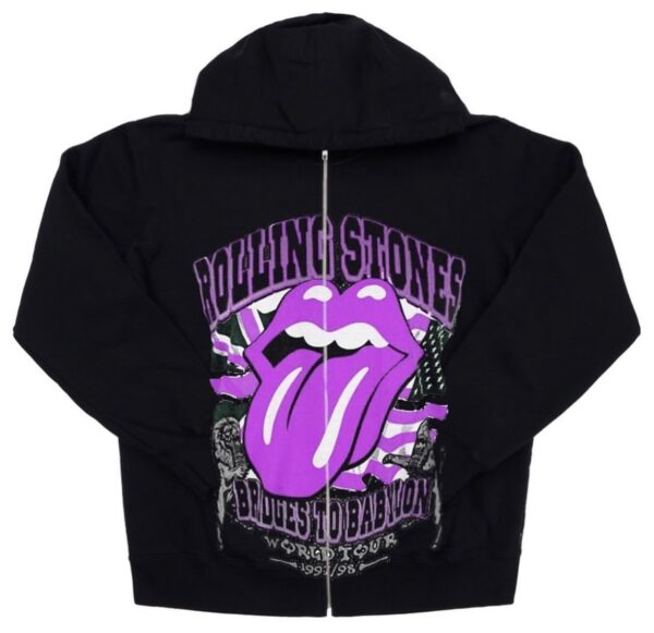 VINTAGE ROLLING STONES HOODIE (PURPLE)