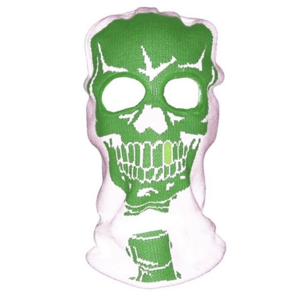 SKELLY SKI-MASK (WHITE/GREEN)