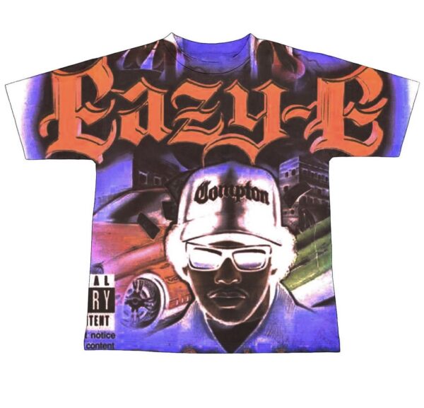 VINTAGE EAZY~E T-SHIRT (PURPLE)